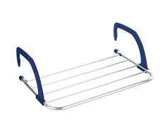 WENKO Secadora para ropas del balcòn Alu, Aluminio, 53.5 x 16 x 37-48 cm, Aluminio