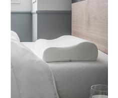 TODAY 259602 Almohada ergonÃ³mica (algodÃ³n/poliÃ©ster 50Â x 30Â cm), Color Blanco