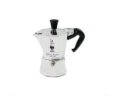 Bialetti Moka Express Cafetera Italiana Espresso, Aluminio, Plateado, 1 Taza