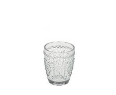 Anton Studio Designs Savoie Juego de 6 Vasos de Cristal Doble Retro Transparentes