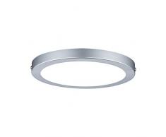 Paulmann 70933 Panel LED Atria, Redondo, Incl. 1x15 W, Techo, Cromo Mate, plafÃ³n, plÃ¡stico, lÃ¡mpara para Sala de Estar 4000 K Fest verbaut, 15 W, Chrome Matt, Ã 220mm