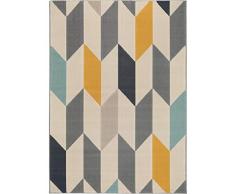 benuta Alfombra Postre Multicolor 140 x 200 cm | Moderna Alfombra para salón y Dormitorio