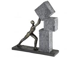 Casablanca - Escultura Decorativa - Stacking - Poli - Color: Bronce - 30,5 x 28 cm
