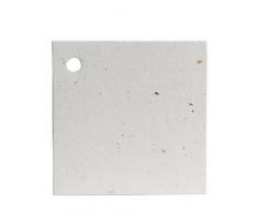 Mopec Tarjeta de 4x4cm de Color papiro Marfil, Pack de 100 Unidades, Cartulina, 0.02x4.00x4.00 cm