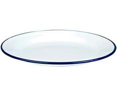 IBILI Plato Llano Acero Blanco, Acero, weiÃ, 24 cm