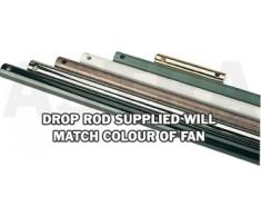 Westinghouse - Varilla para ventiladores de techo (30,5 cm, titanio)