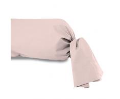 Soleil dOcre 560827-Funda de Almohada de Algodón de 57 hilos, 185 x 45 cm, Color Rosa