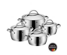 WMF Concento Batería de Cocina, Acero Inoxidable Pulido, 4 Piezas