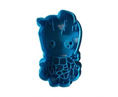 Cuticuter Groot Chibi Guardianes De La Galaxia Cortador de Galletas, Azul, 8x7x1.5 cm