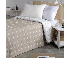 VIALMAN Colcha, BEIG, Cama 135 : 230 CM X 270 CM