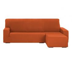 Martina Home Tunez Funda Sofá para Chaise Longue, Tela, Naranja, Desde 240 A 280 cm Ancho