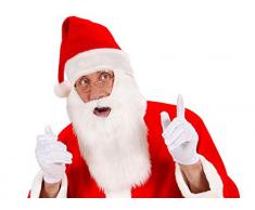 WIDMANN Idena 8161496 Gorro de Papá Noel con Barba