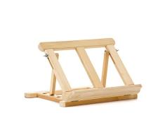 Lienzos Levante Caballete de Sobremesa, Madera de Pino, Atril Doble, 36x26 cm