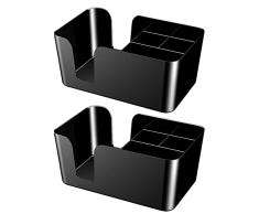 Garnet - 2 Bar Organizador - Caddy Set de 2 unidades - Servilletero de mesa - 100% fabricado en Italia