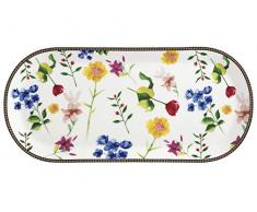 Maxwell & Williams Teas & Cs Bandeja rectangular para servir con diseño de contessa, Porcelana, Blanco