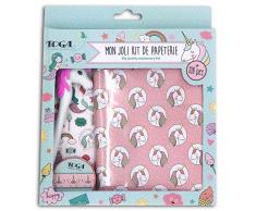 Toga unicornio y sirena Kit de papelerÃa, papel, multicolor, cuaderno 13Â x 18Â cm