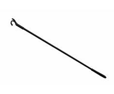 Wenko Gancho para ropa Herkules, gancho alargado para descolgar ropa, accesorio para el sistema telescÃ³pico ajustable Herkules de acero, gancho y asa de plÃ¡stico, 3 x 76 x 1 cm, negro