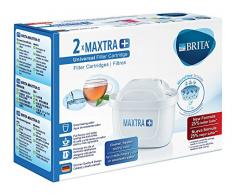 BRITA MAXTRA+ â 2 filtros para el agua â Cartuchos filtrantes compatibles con jarras BRITA que reducen la cal y el cloro