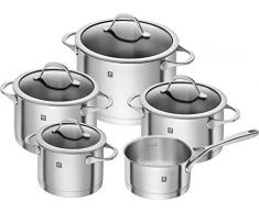 Zwilling Essence - Batería de Cocina, Acero Inoxidable, Gris, 24 cm