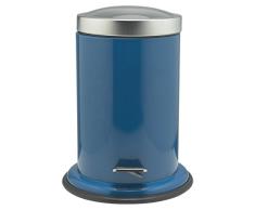 Sealskin Acero Papelera con pedal 3 litros independiente Azul