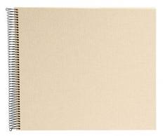 Goldbuch Bella Vista - Álbum de Fotos en Espiral (Lino, 35 x 30 cm), Color Gris