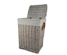 dvier VWWK-01WwRt-c Cesta para Colada, Color Blanco, 48 x 36 x 62 cm