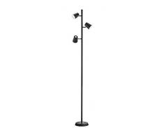 Trio Lighting Narcos Lámpara de pie, 4 W, Negro mate