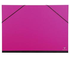 Clairefontaine Art Carpeta con elástico, Rosa Fucsia, 37 x 52 cm