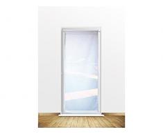 Soleil docre Visillo para Puerta acristalada 70x200 cm Dolly Blanco