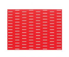 InterDesign Lineo - Tapete para fregadero, grande, color rojo