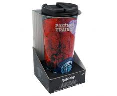Stor8412497004560Aislado Acero Inoxidable Térmica Café Vaso, 425 ml Capacidad, Pokémon Distorsión