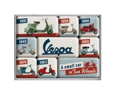 Nostalgic-Art 83110 - Imanes para el frigorífico, diseño Retro de Vespa