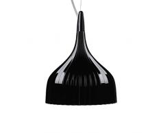 Kartell E Lámpara E14, Negro, 13.5 x 14.5 x 13.5 cm