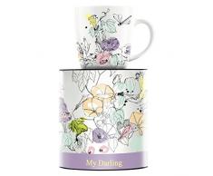 Ritzenhoff 1510180 My Darling Taza de Café, Porcelana, Carbón, 8.9 cm