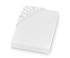 SETEX sábana Bajera Ajustable, Algodón, Blanco, 90 x 200 x 25