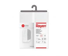 Rayen - Funda de ropa para armario. Funda de traje para percha con cremallera. Cubre vestido resistente al polvo, humedad y polillas. 60 x 100 cm. Blanco/TranslÃºcido