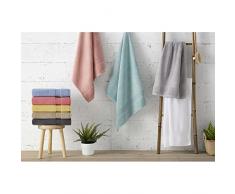 AbecÃ© Casa Toalla de BaÃ±o 100% AlgodÃ³n Gamma Zero Twist 600 GR/M2 (Gris, LAVABO-50X100 CM)