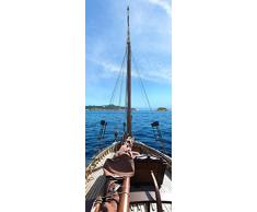 Plage OcÃ©ano Trampantojo de Puerta, Vinilo, Multicolor, 83x0.1x204 cm