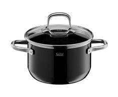 Silit Elegance Line - Olla pequeÃ±a (16 cm, tapa de cristal, 2 L, apta para inducciÃ³n, cerÃ¡mica Silargan)