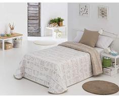 Vialman Colcha Bouti Ligero Beige, 105x190 cm