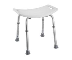 Manillons Torrent Asiento de Ducha, Metal, Plateado, 51x31x47 cm