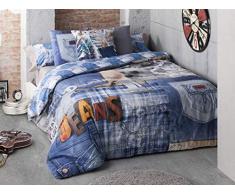 Juego de Funda Nórdica Reversible Patch Lois, Cama 150 cm - Sedalinne