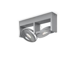 Philips myLiving Particon - Barra de dos focos de techo, LED integrado,consume 4.5 W, luz blanca cÃ¡lida, regulable