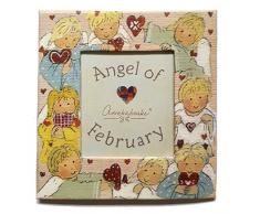 Gnomys Diaries Angel De Febrero Marco de Fotos con Iman, Cartón,, 6x0.2x8 cm