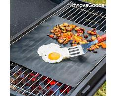 Innovagoods Esterilla para Horno y Barbacoa | bandeja horno, parrilla, esterilla barbacoa, plancha barbacoa, utensilios barbacoa, fibra de vidrio