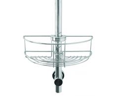 Croydex Barandilla elevadora cromada QM261041, fÃ¡cil de instalar, para almacenamiento de ducha, 5 aÃ±os de garantÃ­a sin Ã³xido, 8,5 x 26,5 x 13,5 cm