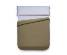 Sancarlos â Funda NÃ³rdica Combicolor, Color Verde Oliva, 100% AlgodÃ³n Percal, Cama de 105