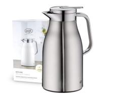 ALFI Skyline Jarra isotÃ©rmica, Acero Inoxidable PlÃ¡stico Cristal, Stainless Steel Mat, 1,00 l