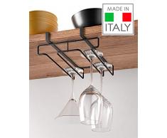 Metaltex Lava Organizador Copas, Negro, 21x28x7