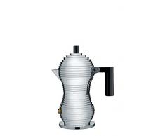 Alessi Cafetera de espresso Pulcina, negro, 70ml